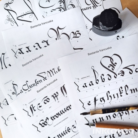 Kaligrafia historyczna - pisma gotyckie - 14 spotkań, środy 18:00-20:00, 04.02-06.05.2026