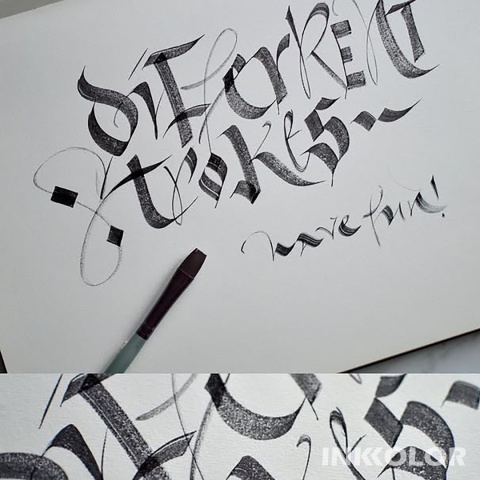 Kaligrafia pędzlem - zróbmy coś nowego. Wioleta Kaczmarska-Rudnik, LinoCat 26.10.2025, niedziela, 15:00-19:00