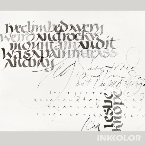 Kaligrafia pędzlem - zróbmy coś nowego. Wioleta Kaczmarska-Rudnik, LinoCat 26.10.2025, niedziela, 15:00-19:00