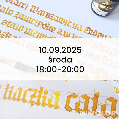 Legendy Warszawskie – Złota Kaczka – tekstura Gutenberga 10.09.2025 środa 18:00-20:00