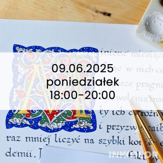 Poniedziałkowe spotkania z kaligrafią historyczną – Białe wino – 09.06.2025, poniedziałek, 18:00-20:00