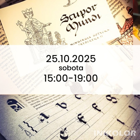 Stupor Mundi. Minuskuła gotycka Fryderyka II. Daniel Dostal 25.10.2025 sobota15:00-19:00