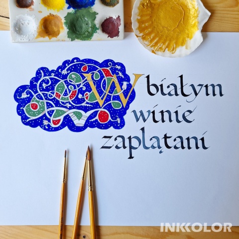 W białym winie zaplątani: renesansowe zrobienia, złocone inicjały 27-28.09.2025, sobota-niedziela, 10-13:00