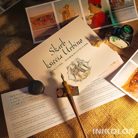 Skarb księcia Urbino. Kursywa humanistyczna i renesansowe pisma Italii. Daniel Dostal 27.09.2025, sobota, 15:00-19:00