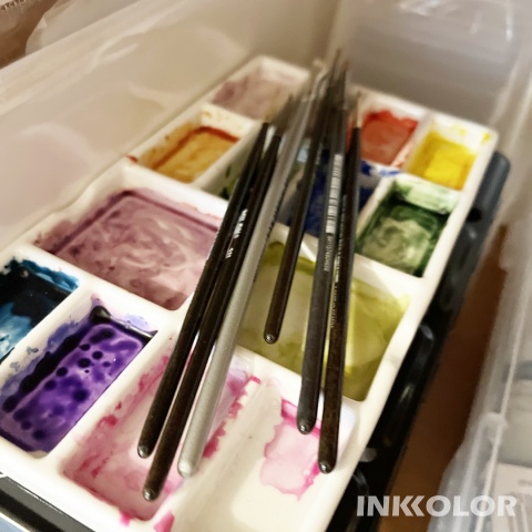 Warsztaty malowania akwarelą. Podstawy rysunku pędzlem: Śliwka, 30.11.2025, niedziela, 11:00-15:00