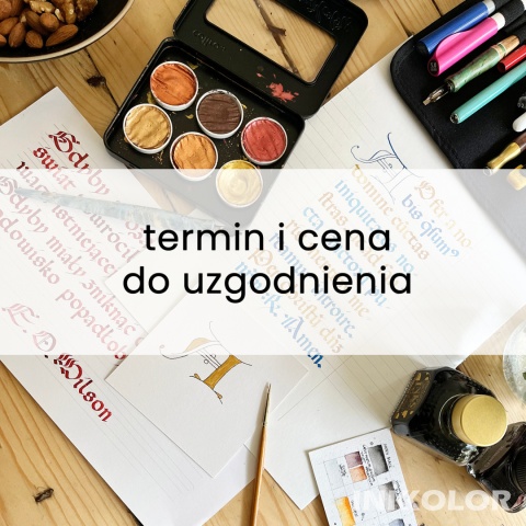 Warsztaty kaligraficzne dla firm - wycena kosztów eventu