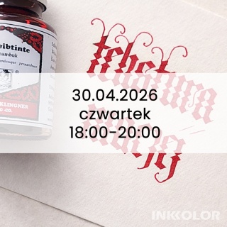 Tekstura inaczej - warsztaty z eksperymentalnych wersji znanych krojów 30.04.2026, czwartek, 18:00-20:00