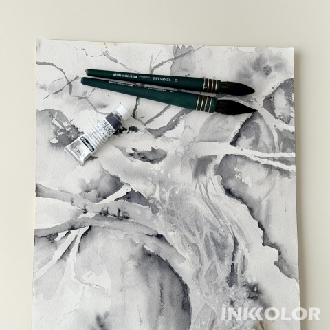 Pojedyncze zajęcia z kursu świadomego malowania akwarelą dla początkujących i powracających 15.03-19.04.2026, 16:00-19:00