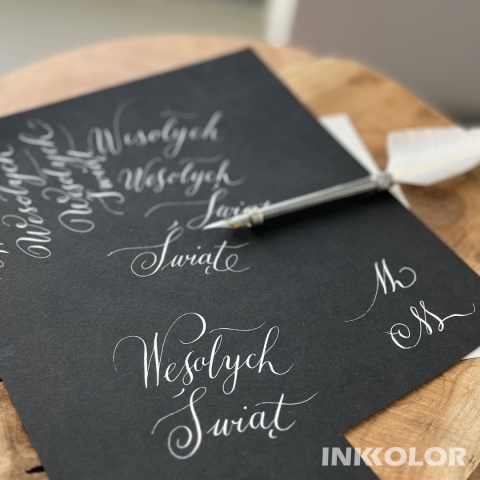 Ręcznie pisany bilecik – realizacja indywidualnego zamówienia