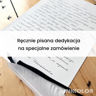 Ręcznie pisana dedykacja – realizacja indywidualnego zamówienia