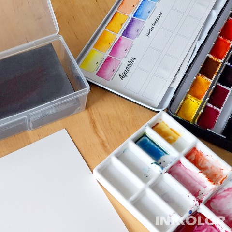 Warsztaty malowania akwarelą. Podstawy rysunku pędzlem: Pąk tulipana 08.02.2026, niedziela, 11:00-15:00